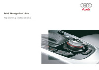 Audi A4 S4 MMI Navigation Plus - Owners Manual 2010 EN 